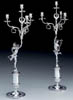 A pair of four light Italian candelabras